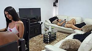 i'm a horny milf masturbatin with my stepsons watchin, wanna see?