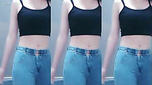 Is the Chinese Girl's Dancing Vibrator Making Her Pussy Horny?