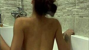 Ki-sim takes huge dick in ass