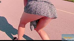 feeling so sexy while flashing and fingering my pussy outdoors