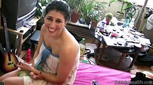 hot babe performs blowjob and fucks quickly