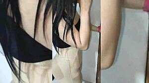 the teen 18+ gives quickie blowjob before school