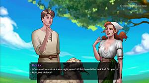 Boriss Cock Hardens Seeing Myrtle's Big Boobs in Lingerie?