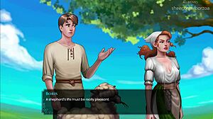 Boriss Cock Hardens Seeing Myrtle's Big Boobs in Lingerie?