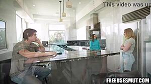 Broke teen gets used by roommates