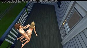 Wow! Ted and Meredith Rosswell Have a Hot Night in 3D Hentai Game - Part 2