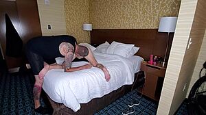 Wife Indulges In Doggystyle And Blowjob With Stranger At Hotel, Earning A Facial Cumshot