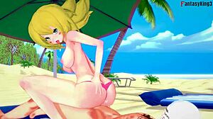 Dark magician girl in bikini: 'Will you fuck me hard in Yu-Gi-Oh fantasy?'