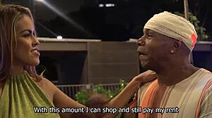 why does the cuckold want a cheap slut to lick his ass before interracial assfucking?