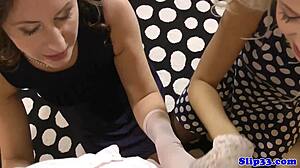 Glamcore Eurobabe Fucks Mature British Couple