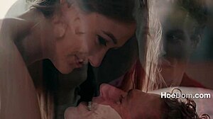 Girlfriend surprises with request for steamy ffm threesome in bedroom