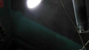 Young mom with big boobs takes shower