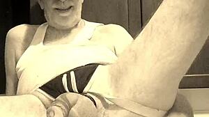 thomas odea, gay pornstar, shows off monster cock in solo