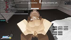 Roblox色情大黑鸡巴肛交