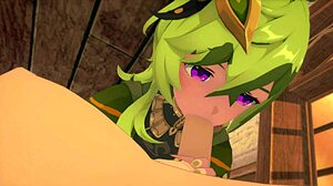 watching sunset with collei in genshin impact