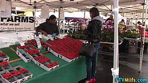 busty milf, wanna see me toy my pussy up close outdoors?