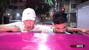 Teen Orgy Celebrates Birthday in Limousine