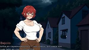 Tomboy Love In Hot Forge Hentai Game Ep 3 Muscular Redhead Femdom Creampie