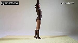 Marusya Mechta showcases flexible gymnast poses