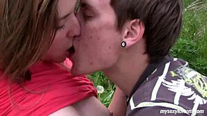 Teen Bella Fucked Outdoors!