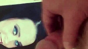 What kind of cum tribute would you make for your friend during masturbation?