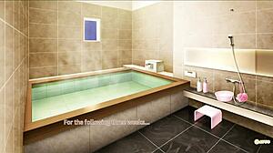 secret kiss feels sweet and tender in this anime hentai game episode