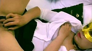 Intimate sex scene with passionate actions and roles