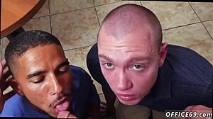 Hot gay boys fuck in heels for first time