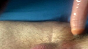 Little Spanish Blonde Pegs Stepbrother With Dildo Intensely