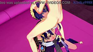 Hey, Kuki Shinobu and Candace in Wild Genshin Hentai!