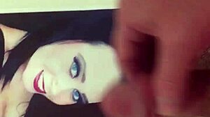 What kind of cum tribute would you make for your friend during masturbation?