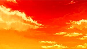 secret kiss feels sweet and tender in this anime hentai game episode