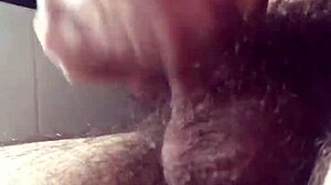 Young gay guy secretly jerks off in the bathroom