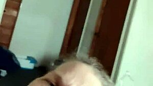 Milf Shares Spit And Cum On Her Tits