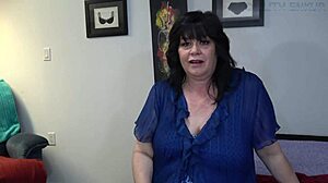 Spying on big tits BBW sex