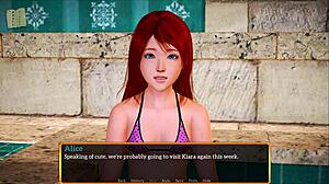 my new family with small tits redhead