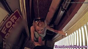 Teen Babe Jizzed In Public Outdoors 😏