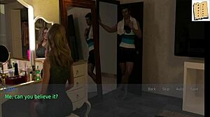 I can't believe my wife and stepmother are in this hentai cartoon together, it's so hot.