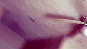 Milf Shares Spit And Cum On Her Tits