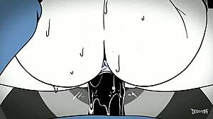 a cartoon character embarks on a silly adventure with nonsense words.