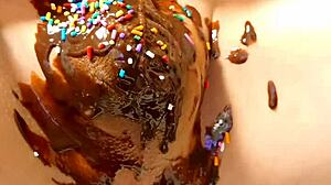 japanese gay cooking chocolate banana