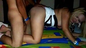 Retro blue films with teacher scenes