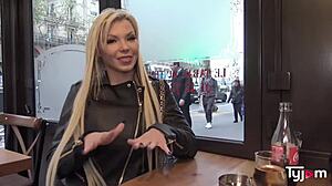 Stunning blonde Barbie Sins takes hardcore anal fucking like a slut