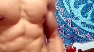 my face reveal with cum from big cock in bold gay scene