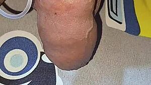 Myanmar gay cocklovermlm goes hard with homemade saline injection