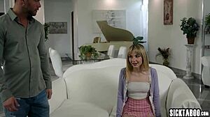 Petite blonde teen DEMI HAWKS LOVES rough sex and ASS SPANKING!