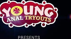 young anal tryouts with hard kitchen sex games