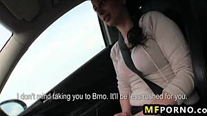 Innocent teen 18+ Lucia fucked hardcore in the car by amateur babe.