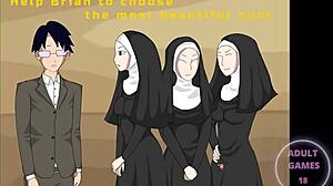 Secret society unveils wild naked anime characters in steamy hentai game scenes