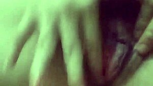 Amateur couple enjoys hand to hand anal toys